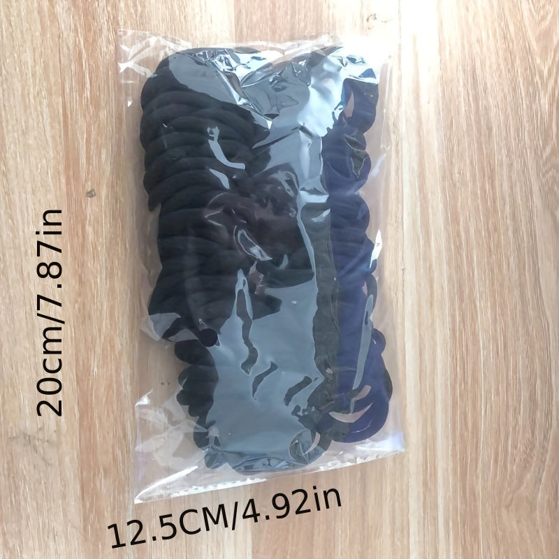 Thick Hair Holders Elastics Rubber Bands No Damage For Thick Heavy & Curly Hair