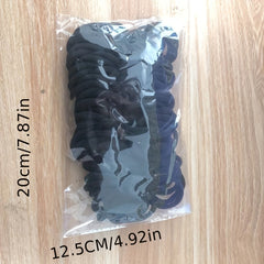 Thick Hair Holders Elastics Rubber Bands No Damage For Thick Heavy & Curly Hair
