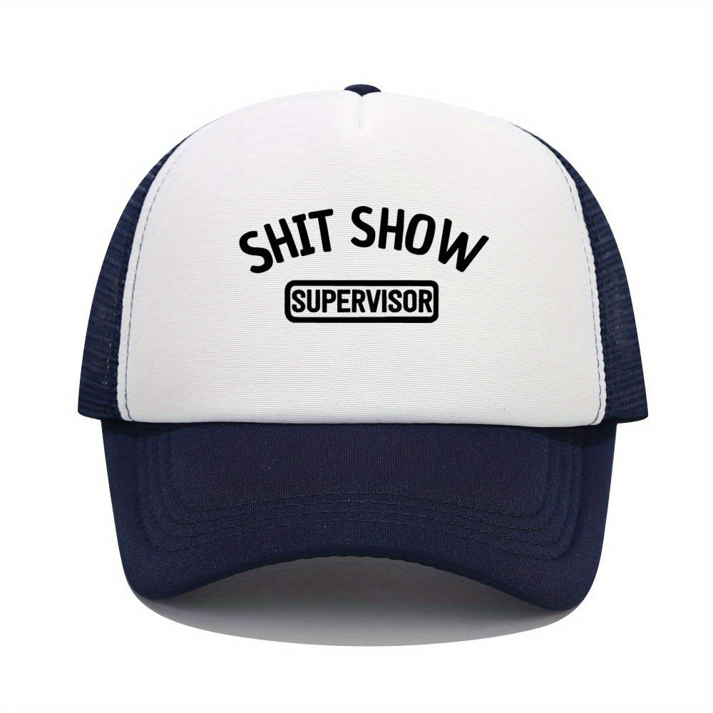 Mesh Baseball Cap Curved Brim Sunshade Summer Hat Men Women