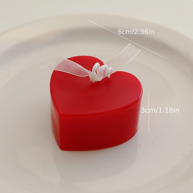 Heart Aromatherapy Candle - Wedding Heart Shaped Gift