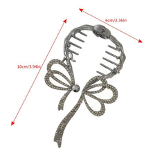 Rhinestone Ponytail Buckle Hair Clip Strong Hold Grip Hair Jaw Clip