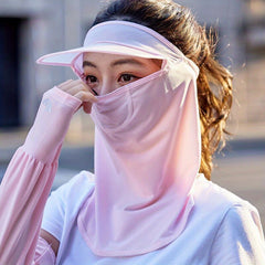 Ice Silk Sunproof Mask UV Protection Face Covering Balaclava