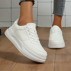 Women's Solid Board Shoes Thick Bottom Sports Shoes