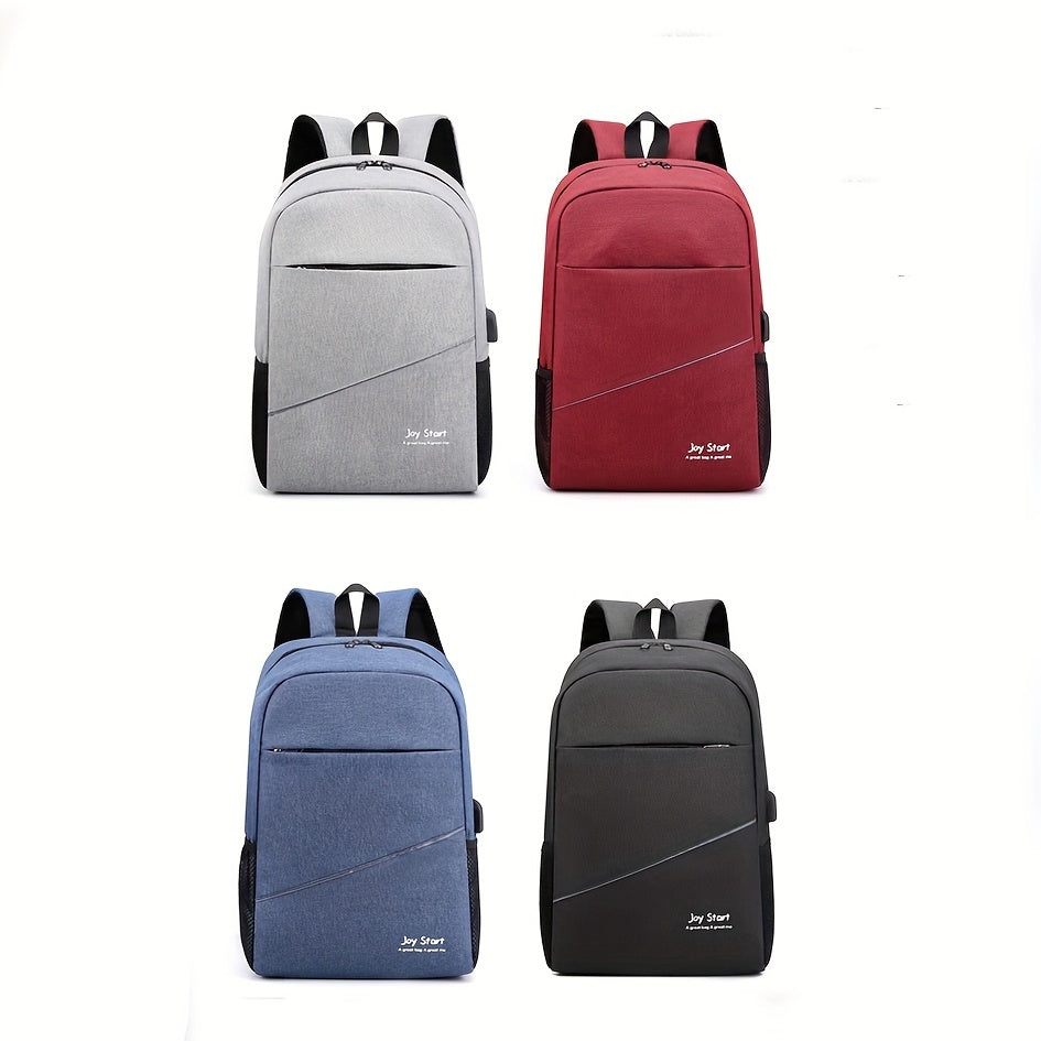 3pc Nylon Backpack Set with Laptop Bookbag Crossbody Bag Clutch Purse