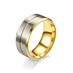 Men's Stainless Steel Ring for Casual Wear