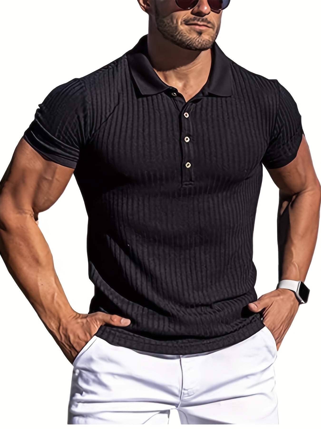 Men's Vintage Casual Button Up Shirt Summer Outdoor
