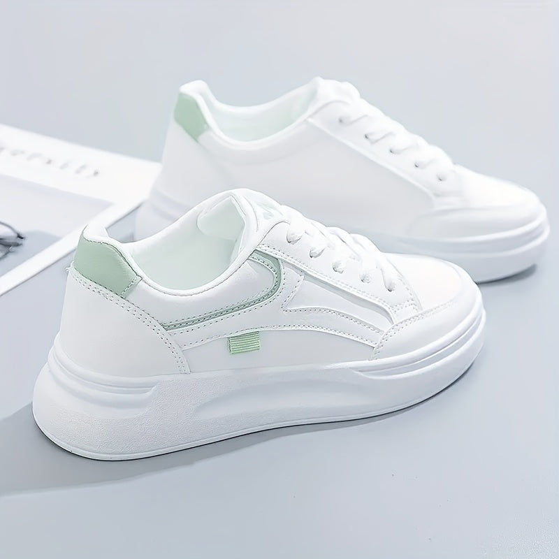 Women's Platform Sneakers Casual Lace Up Outdoor Shoes