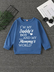 Boy's Daddy's Boy & Mommy's World Sweatshirt