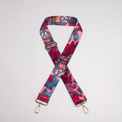Colorful Flower Pattern Shoulder Strap for Purses