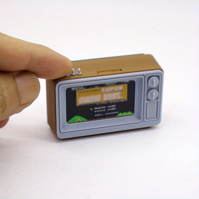 Miniature Retro TV and Game Console for Dollhouse