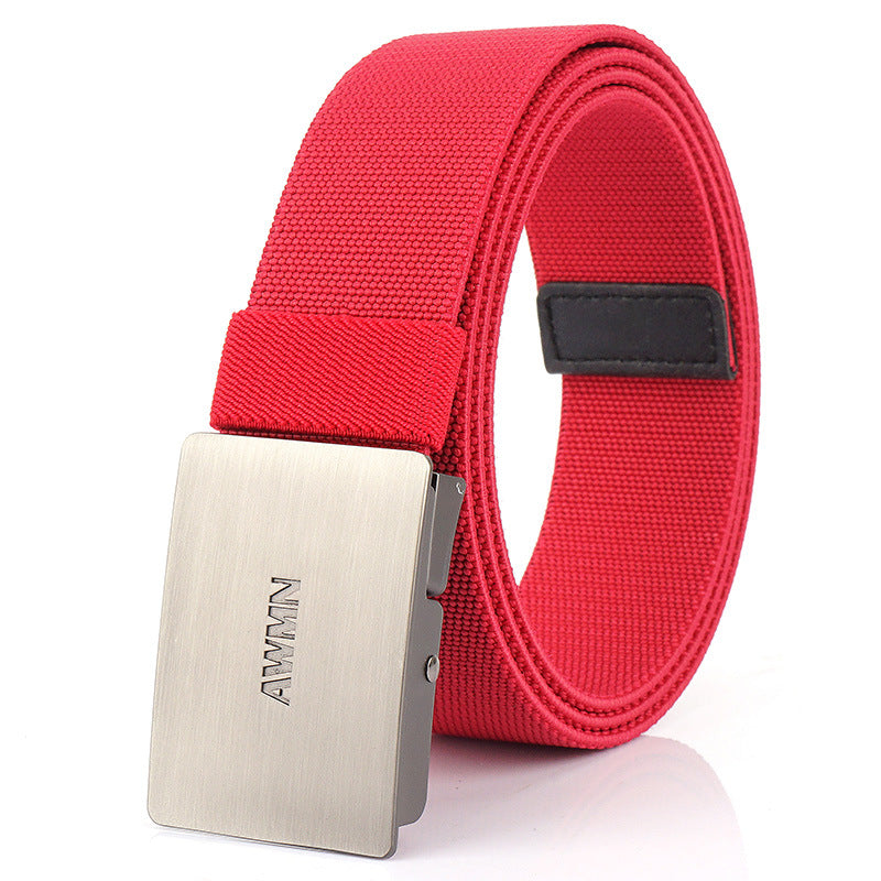 Men's Elastic Belt Casual Buckle Belt
