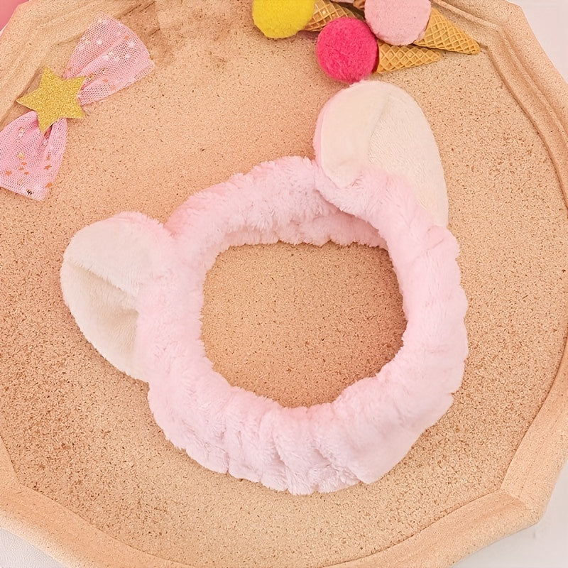 Cat Ear Hair Band Ladies Hair Band Plush Face Hair Accessories
