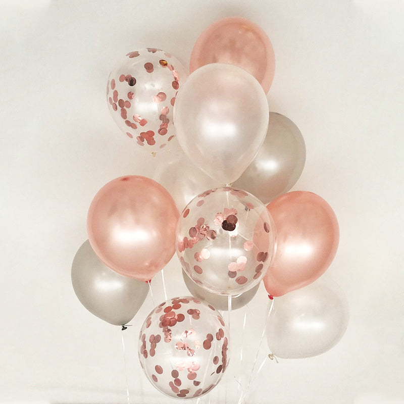16pcs Rose Balloon Arch Bridge for Wedding Birthday Party Decor