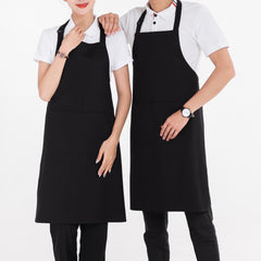 Adjustable Waterproof Cooking Apron Household Solid Apron