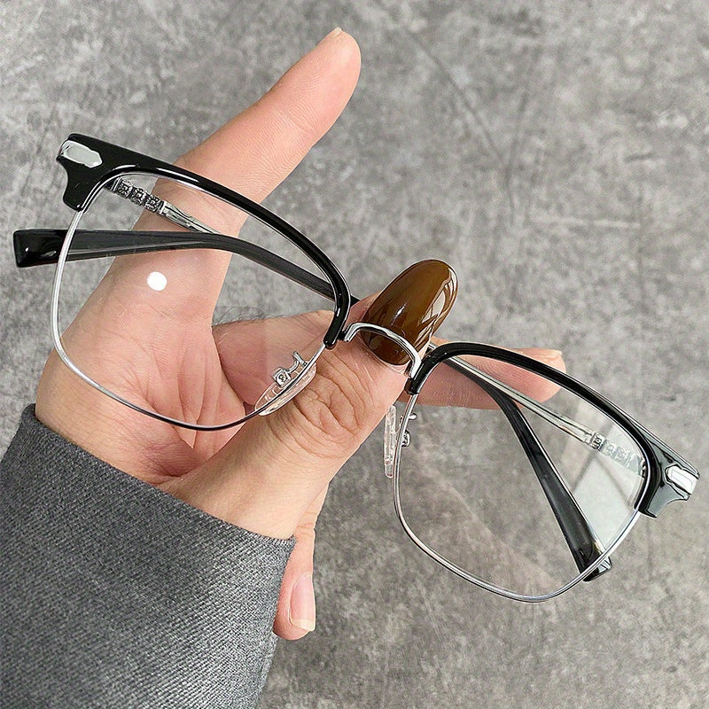 Square Clear Lens Anti Eyestrain Reading Glasses
