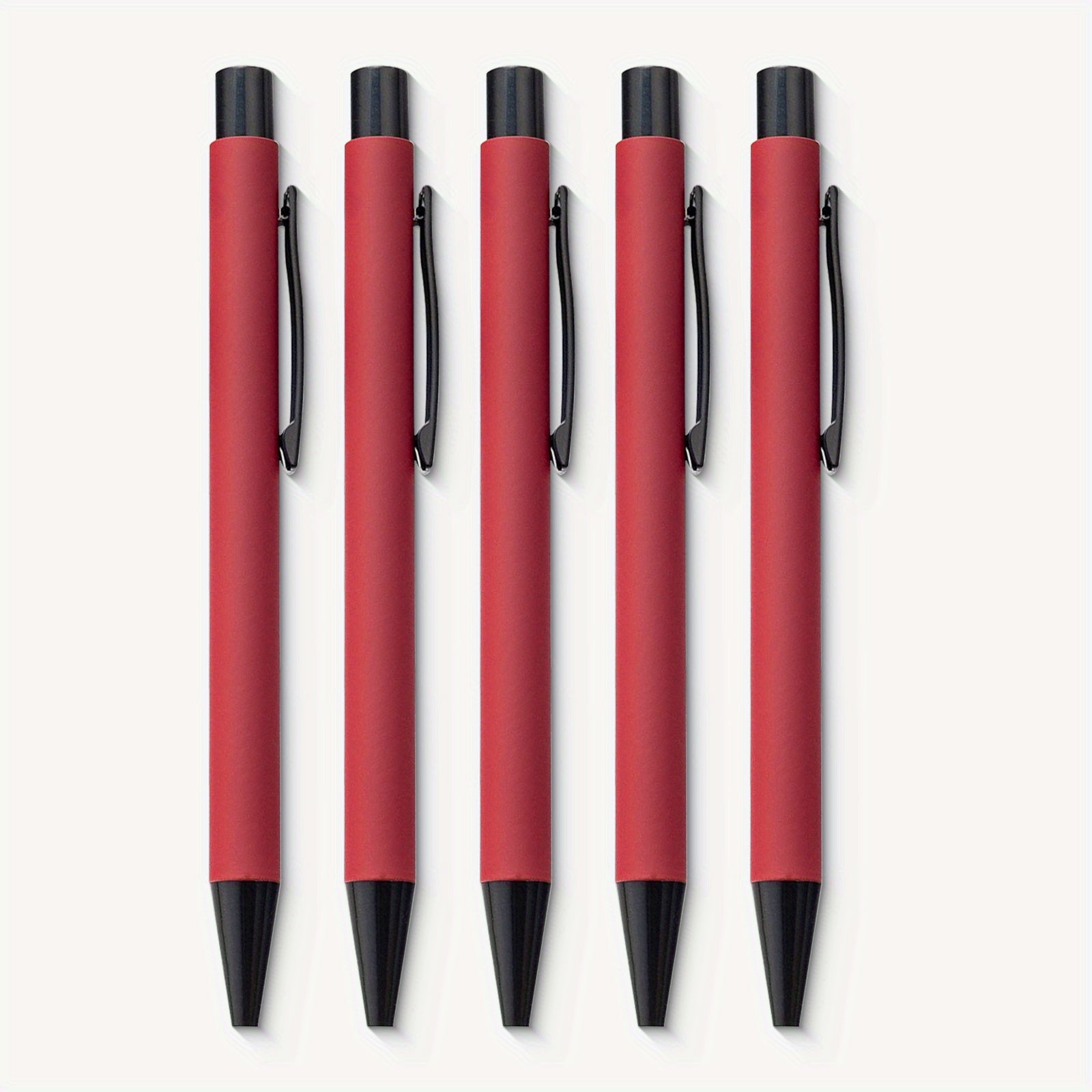5 Pack Pretty Retractable Ballpoint Pens for Smooth Writing
