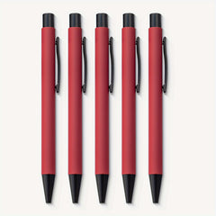 5 Pack Pretty Retractable Ballpoint Pens for Smooth Writing