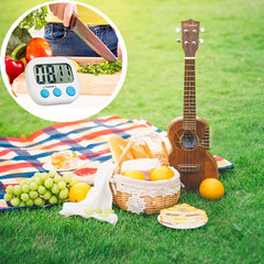 1pc Magnetic Kitchen Timer Countdown Stopwatch Cooking Baking