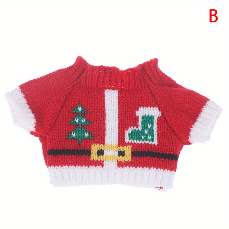 Mini Christmas Doll Costume Sweater Gift for Doll House