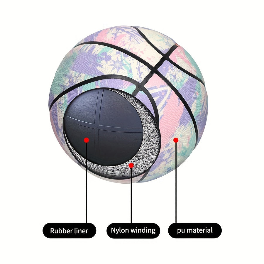 1pc Standard Size 7 Luminous Basketball Night Sports