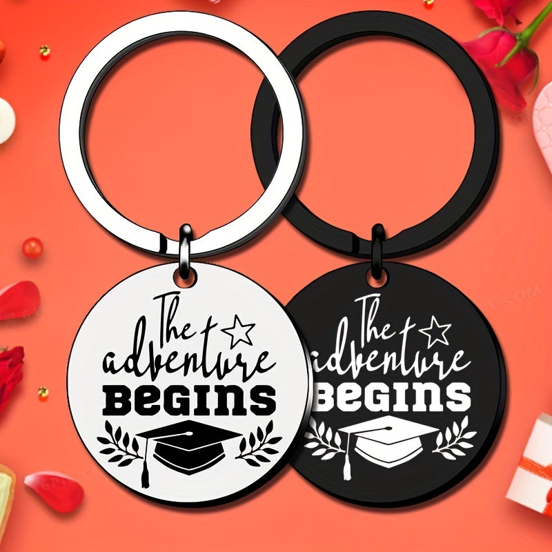Graduation Keychain For Him Her Inspirational Key Chain Gift