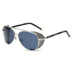 Men's Steampunk Sunglasses UV400 Protection For Holiday Outdoor Party