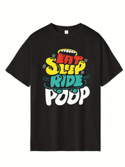 Men's Cartoon Print Hip Pop Tee
