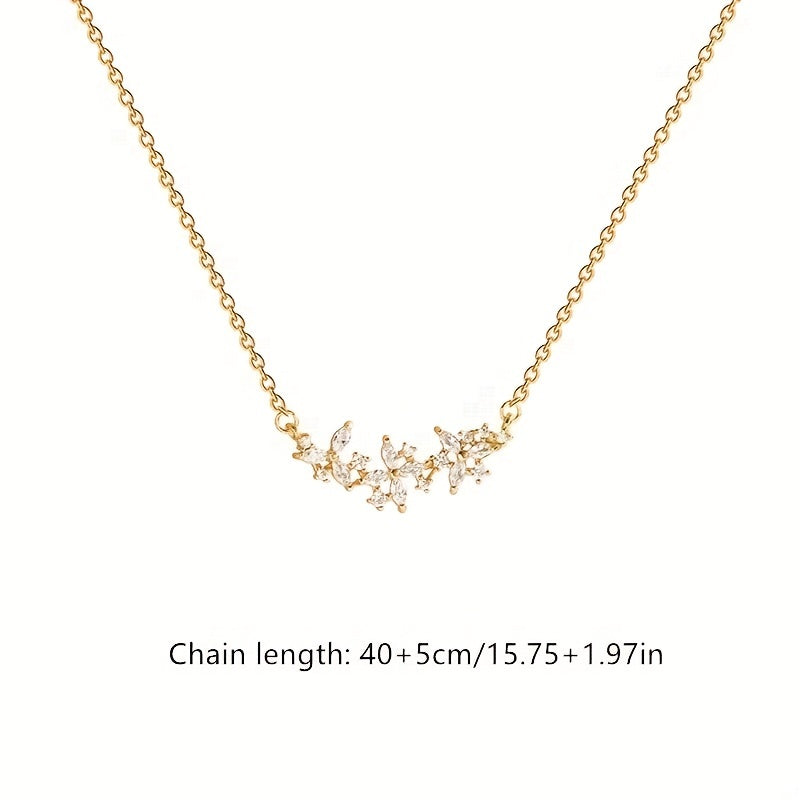 Men's Stainless Steel Chain Flower Pendant Necklace
