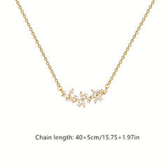 Men's Stainless Steel Chain Flower Pendant Necklace