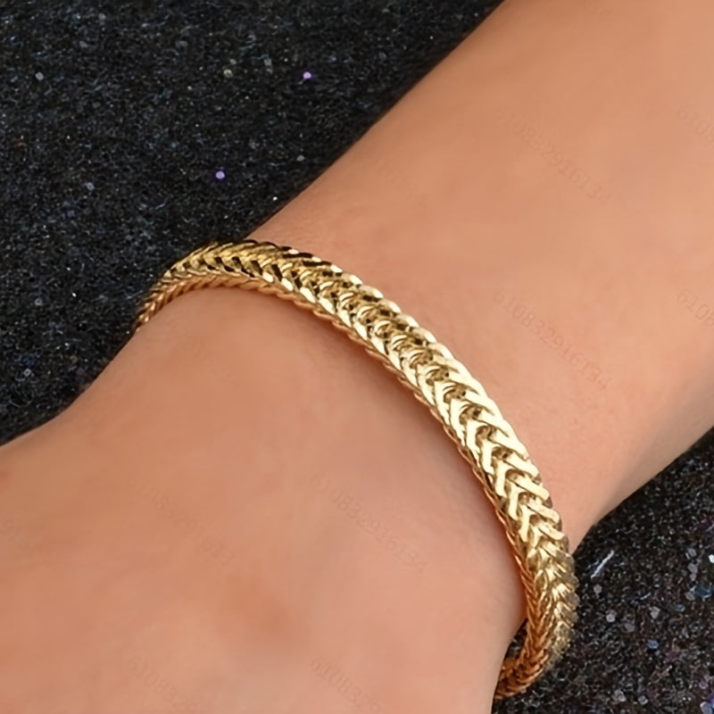 Punk Cuban Link Chain Bracelet for Men