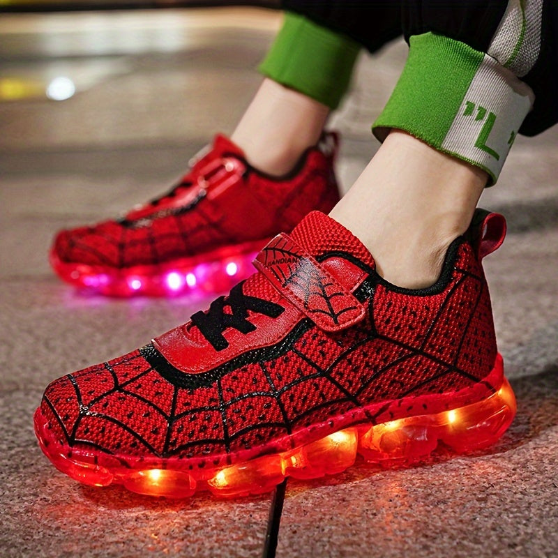 LED Light Up Sneakers Comfy Non Slip Chunky Shoes for Kids Outdoor