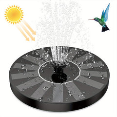 Solar Fountain Pump 6 Nozzles for Bird Bath Ponds Garden Swimming Pool Fish Tank