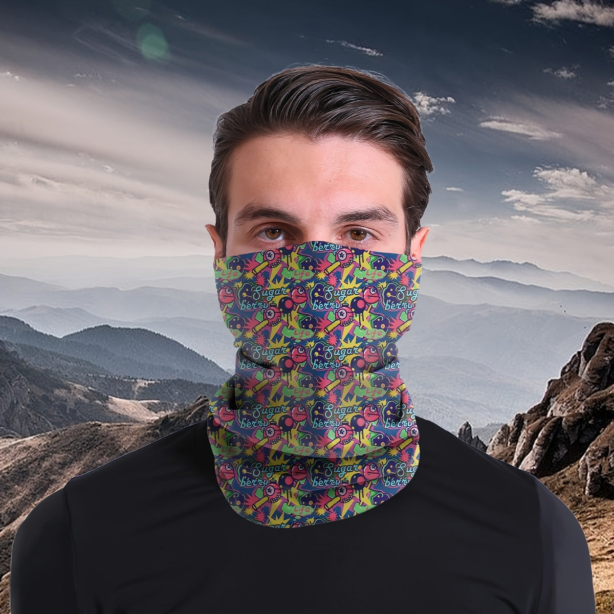 Breathable Neck Gaiter Face Mask Sun Protection