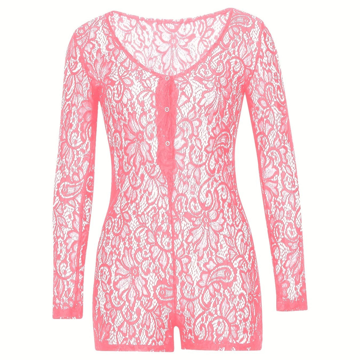 Sexy V Neck Romper Jumpsuit Long Sleeve Women's Clothing