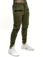 Men's Cargo Sweatpants Stretch Waist Jogger Pants