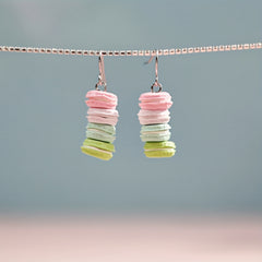 Cute Multicolored Macaroon Stack Earrings for Girls