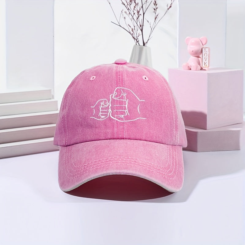 Washed Distressed Baseball Cap Adjustable Dad Hat for Men & Women