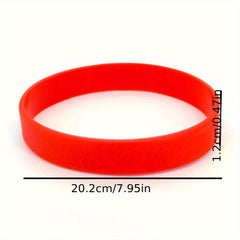 Luminous Silicone Bracelet with Rubber Wristband