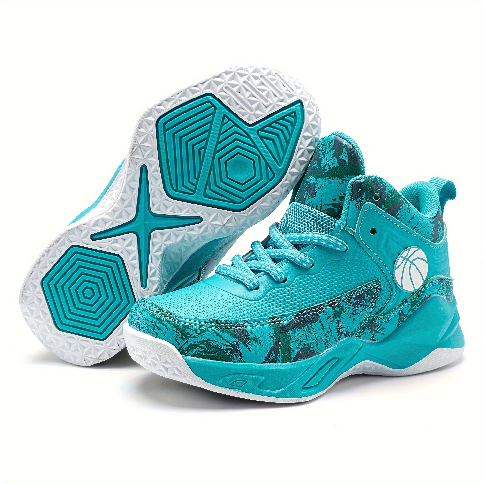Boys' Casual Basketball Shoes Breathable Anti Slip Wear resistant Sneakers