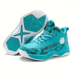Boys' Casual Basketball Shoes Breathable Anti Slip Wear resistant Sneakers
