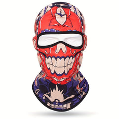 Skull Ghost Mask Hat Windproof Dustproof Riding Hat