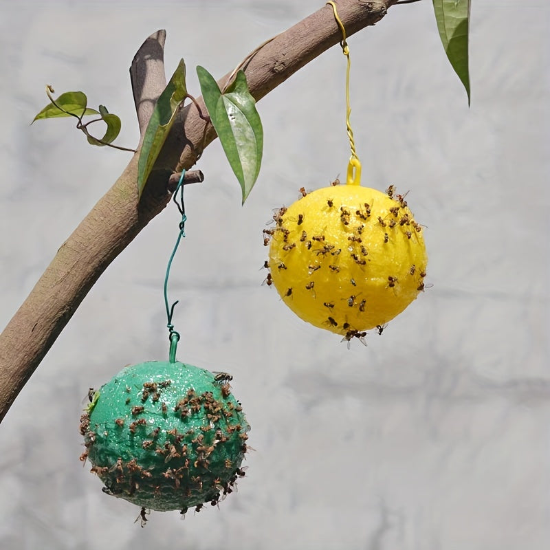 4pcs Sticky Fly Balls - Catch Mosquitoes & Pests - Eco Friendly