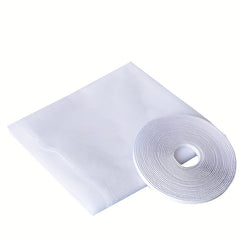 DIY Window Screen Netting Mesh Curtain 130X150cm, Hook & Tape, Multiple Windows