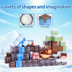 Magnetic Building Blocks Puzzle Educational Toys 100pcs Cube Set