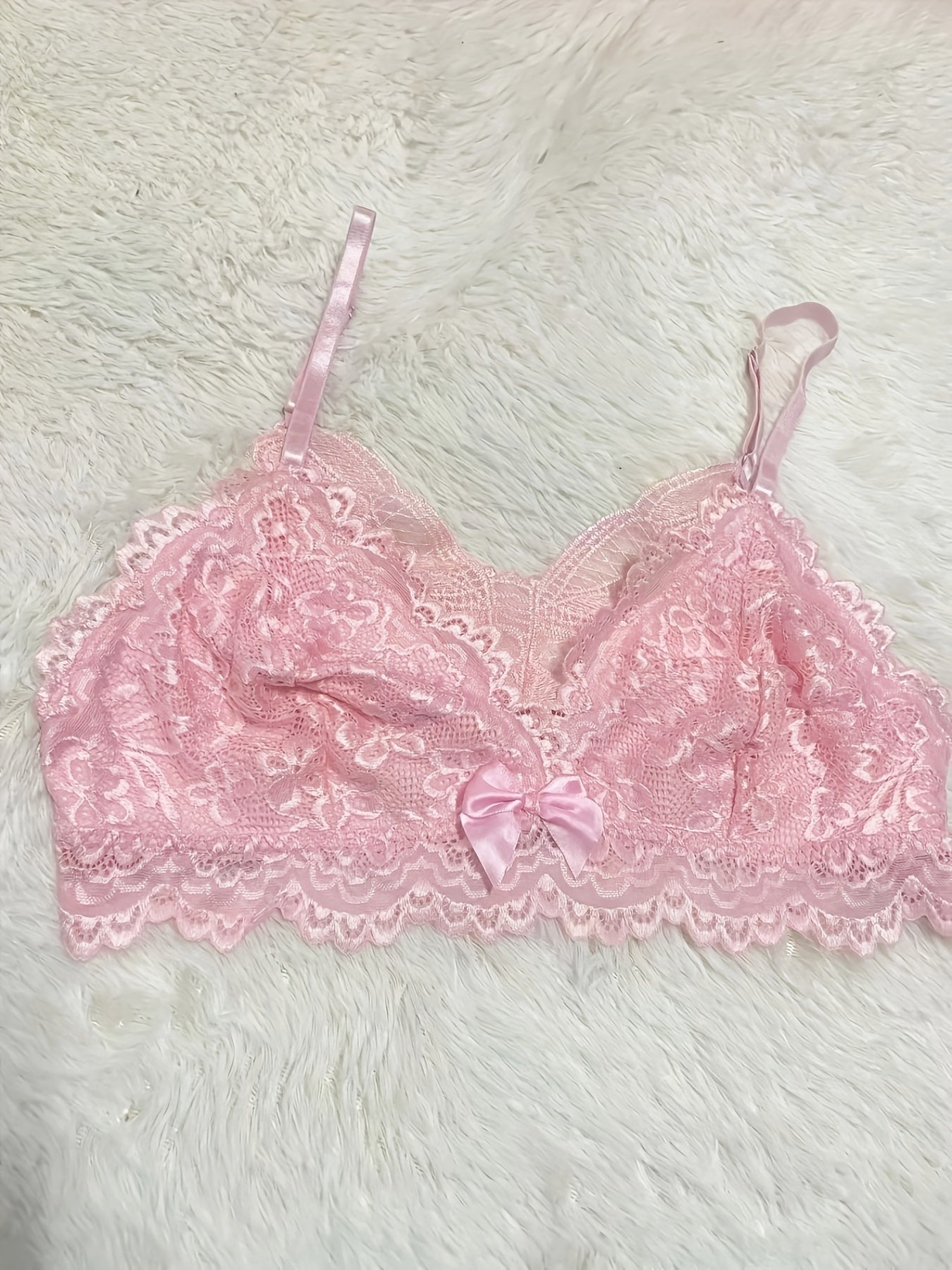 Push Up Bra Butterfly Embroidery Lingerie