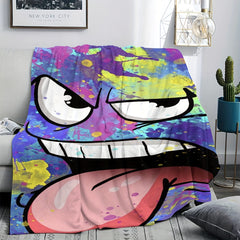 Ghost Face Printed Blanket for Home & Outdoor Use