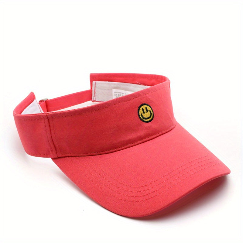 Top Hat Female Retro Happy Face Baseball Cap Outdoor Sun Hat