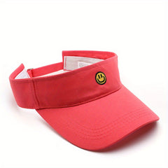 Top Hat Female Retro Happy Face Baseball Cap Outdoor Sun Hat