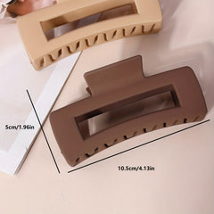 Matte Square Hair Claw Hair Clips Minimalist Hair Accessories