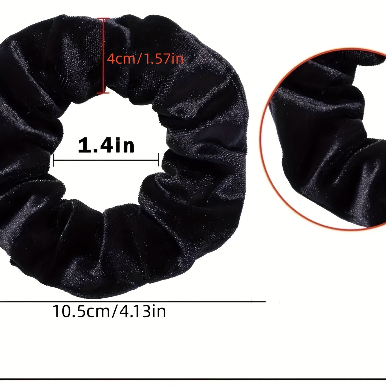 12pcs Velvet Scrunchies Hair Tie Elastic Ponytail Holder Hair Ring